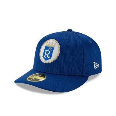 Kansas City Royals Gorra | New Era MLB Clubhouse Collection Low Profile 59fifty Fitted Cap Mexico - Azules